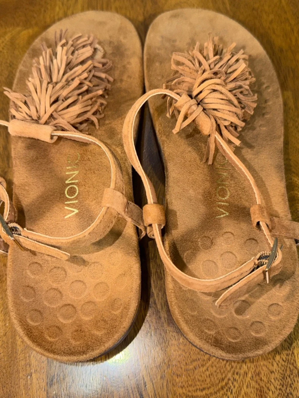 Vionic suede strap